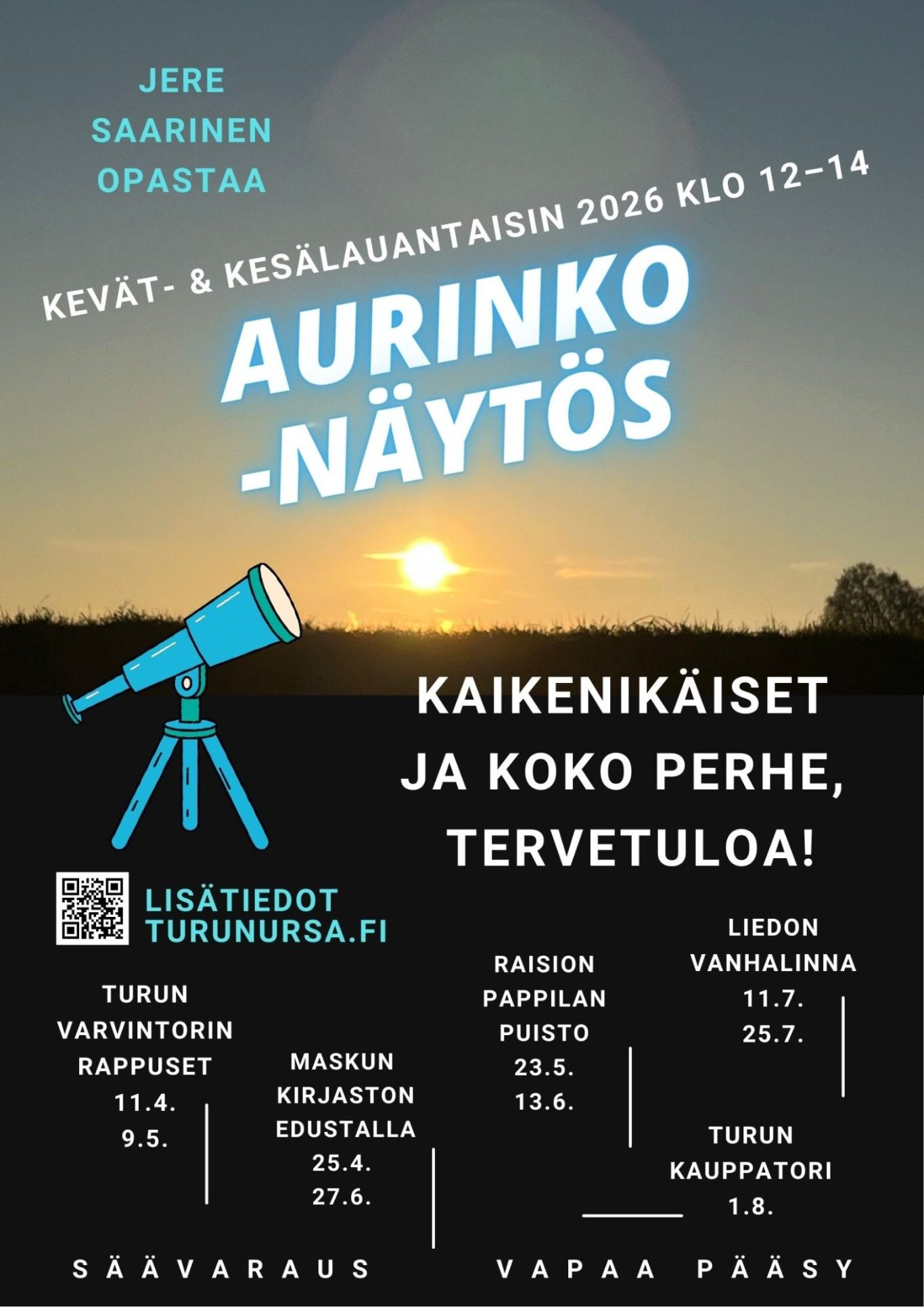 Jere Saarisen aurinkonäytökset