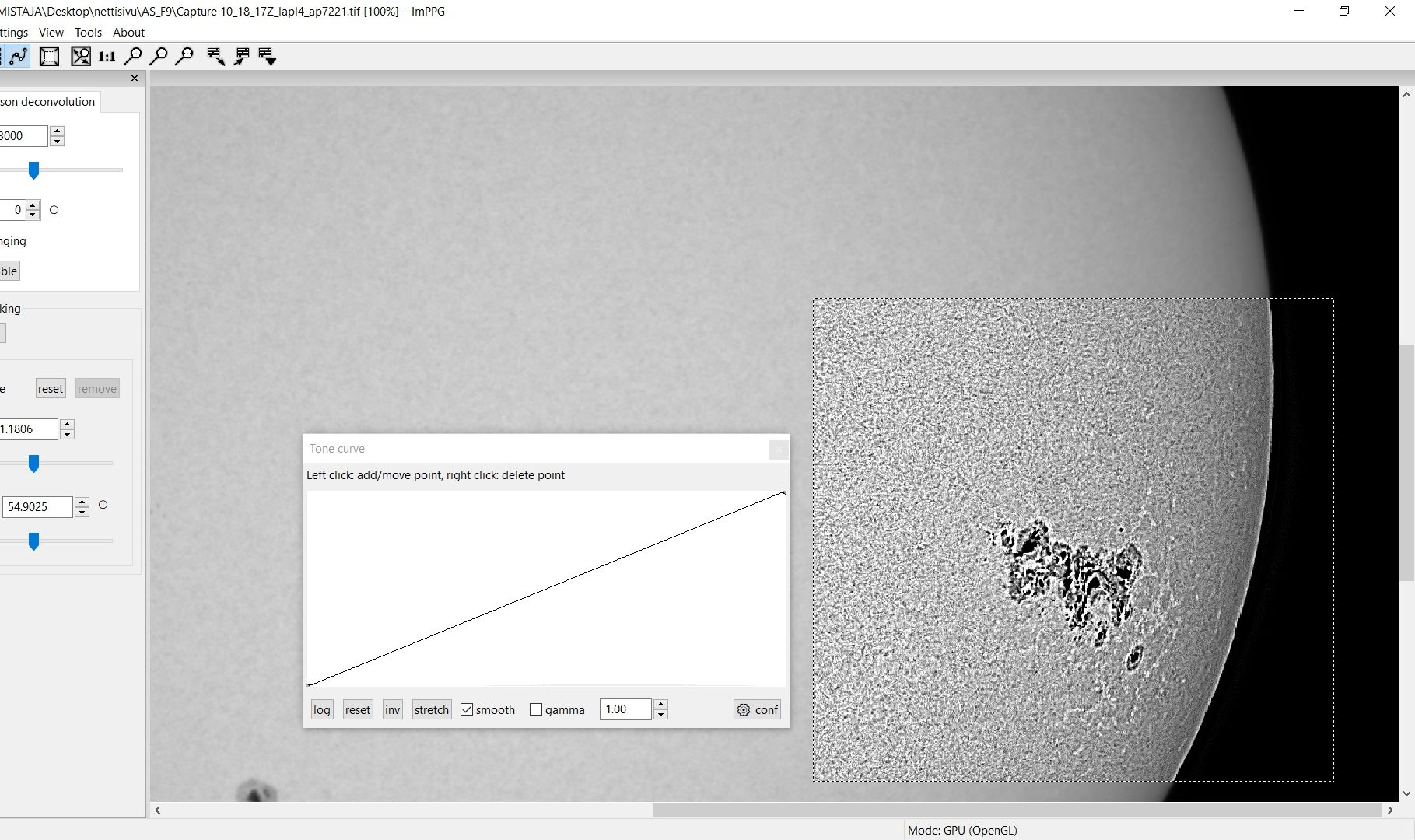 Ca II K terävöitys